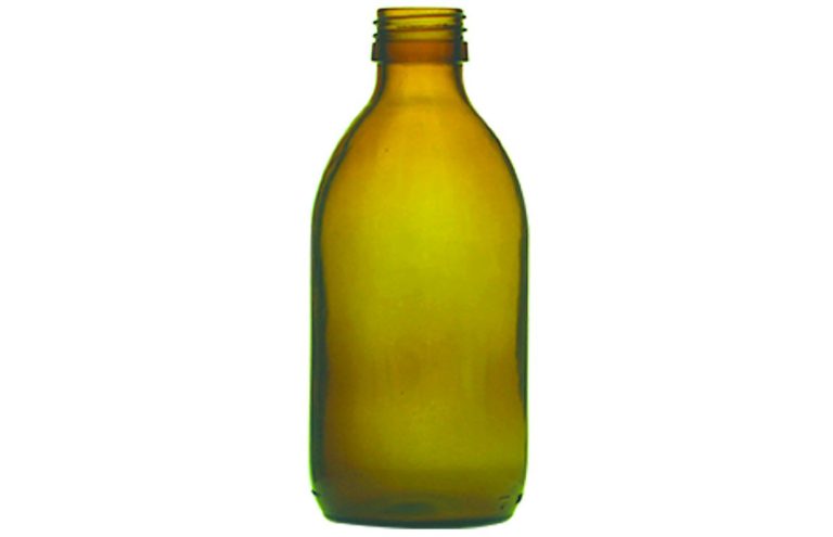 Bottle Threaded, Amber, without Cap