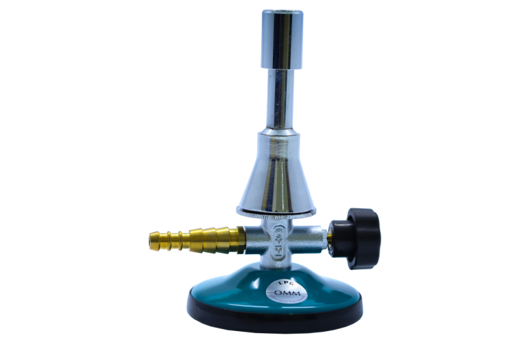 Bunsen Burner, Meker with Grid, Screw Tap, Air Regulator (for LPG)