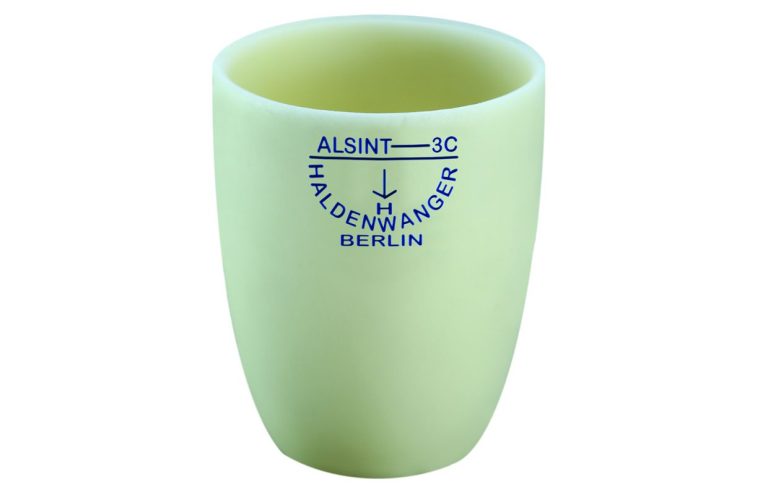 Crucible Alsint, Tall Form, High Purity Alumina