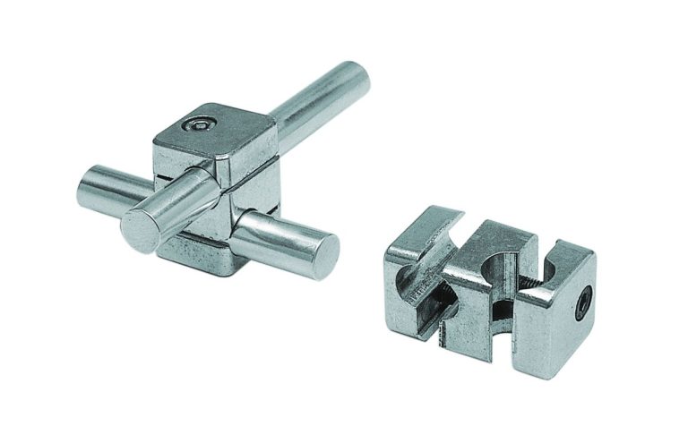 Double Clamp, for Framework, Aluminium, Detachable