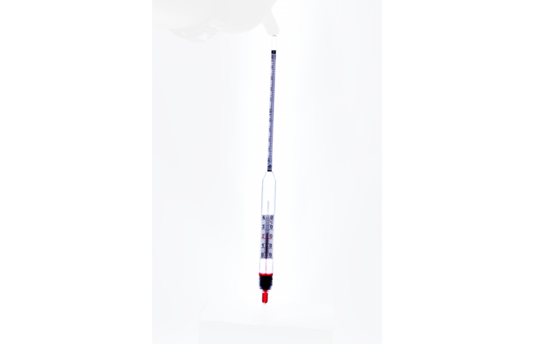 Hydrometer With Thermometer, Calibration Temperature at 20 °C