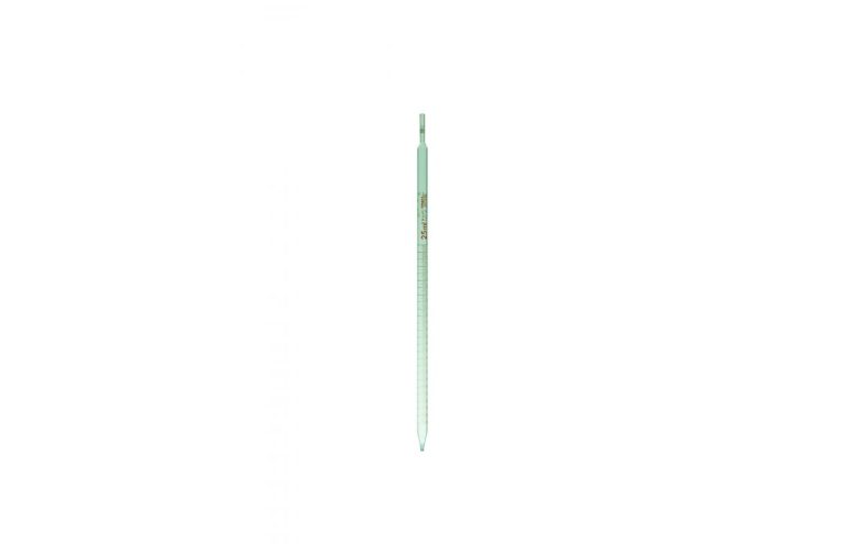 Measuring Pipette, Mohr Type (Partial Dfelivery), Class A, Amber Graduation, with Color Code